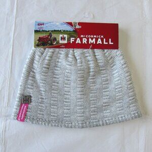 McCormick Farmall International Harvester Beanie Stocking Cap Grey 16IHK045